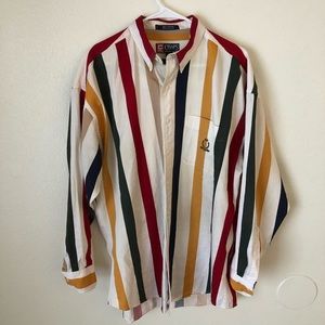 Chaps Ralph Lauren Striped Button-Up